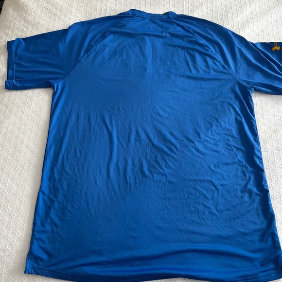 Under Armour UCLA Blue & Gold Boxed "UCLA" Short Sleeve T-Shirt | Size Medium - Picture 3 of 4
